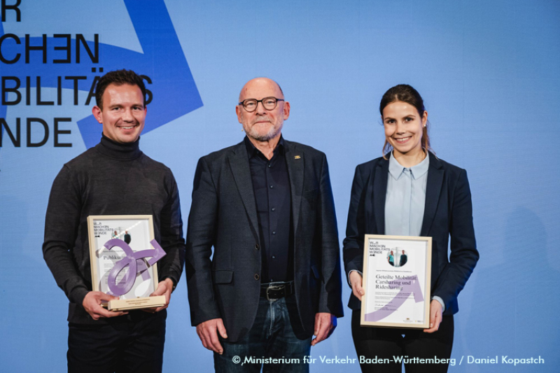 Ostalbkreis gewinnt Fach- und Publikumspreis für Mitfahrplattfom PENDLA
