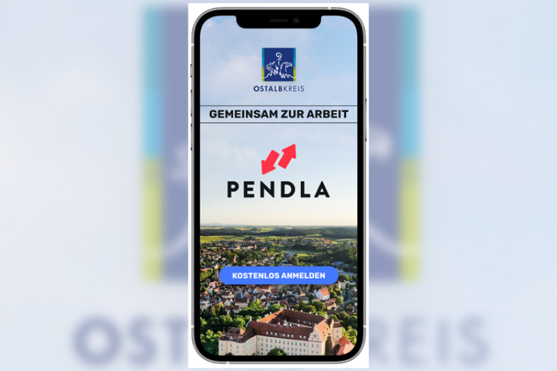 Mitfahrplattform PENDLA - Smartphone-Ansicht