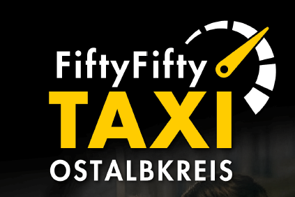 Das neue Logo FiftyFifty-Taxi