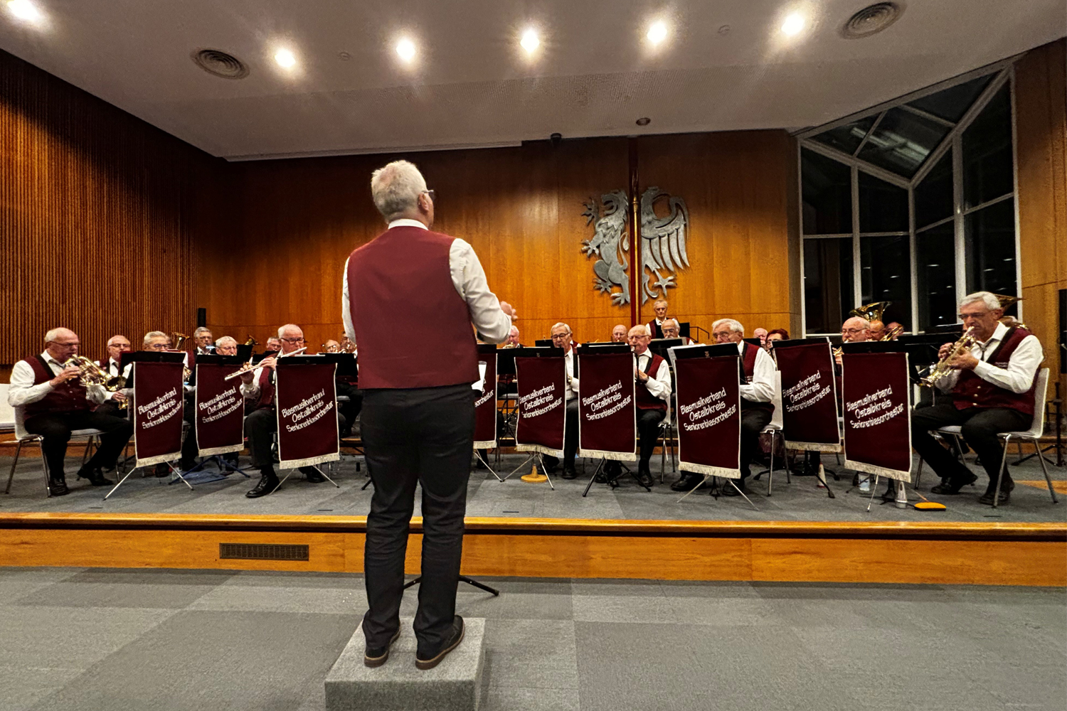 Benefizkonzert des Kreisseniorenblasorchesters Ostalbkreis zugunsten der Aalener Hospizstiftung, Benefizkonzert des Kreisseniorenblasorchesters Ostalbkreis zugunsten der Aalener Hospizstiftung