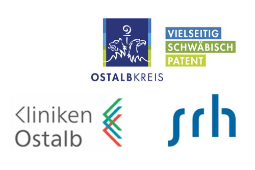 Logo Ostalbkreis, Kliniken Ostalb und SRH Gesundheit GmbH