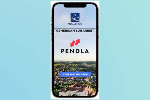 Online-Mitfahrplattform PENDLA im Ostalbkreis gestartet_App-Ansicht