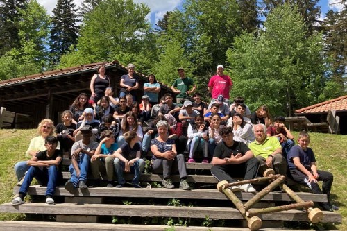 Beim dreitägigen Waldprojekt der Schillerrealschule Schwäbisch Gmünd im Jahr 2022