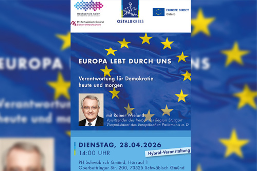 disch'Europa lebt durch uns – Verantwortung für Demokratie heute und morgen' - Impulsvortrag von Rainer Wieland, Vorsitzender des Verbands Region Stuttgart und Vizepräsident des Europäischen Parlaments a. D.