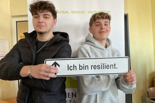 Schüler der 10. Klassenstufe der Realschule auf dem Galgenberg