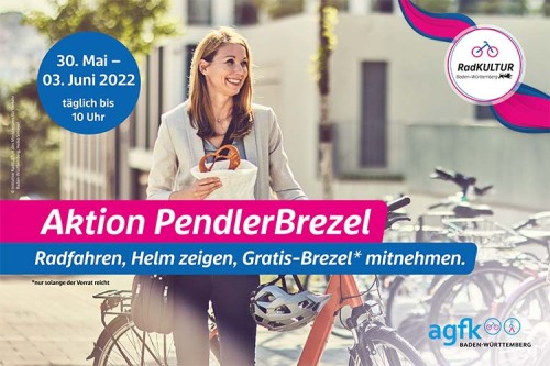 Aktion PendlerBrezel: Gratis-Brezeln für Radfahrende im Ostalbkreis