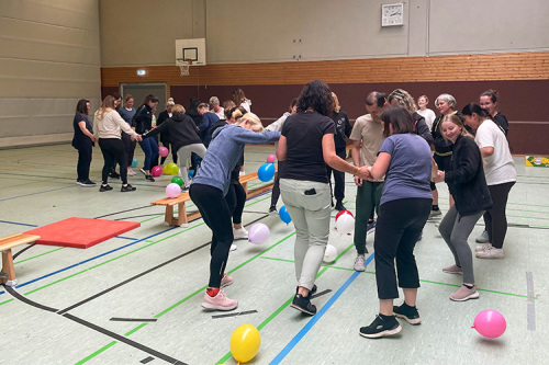 Praxis-Workshop in der Schwörzhalle Oberkochen