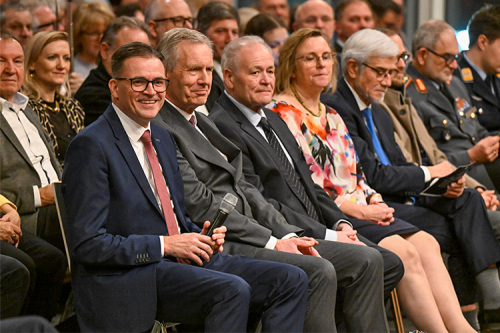 dischNeujahrsimpuls für Europa: Bundespräsident a. D. Christian Wulff wirbt im Landratsamt Ostalbkreis für Verantwortung, Empathie und ein starkes Europa