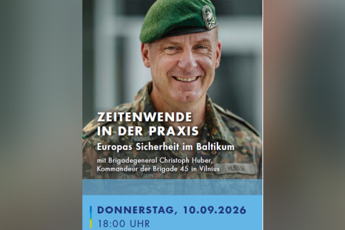 dischZeitenwende in der Praxis – Europas Sicherheit im Baltikum