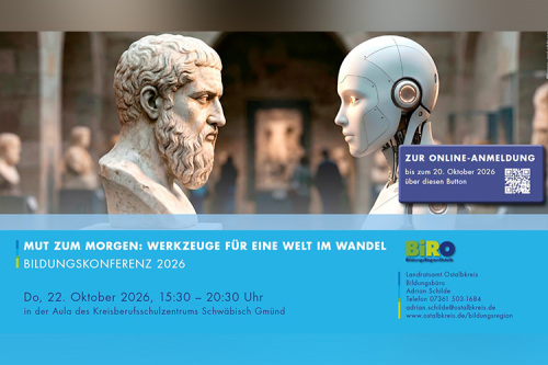 Mut zum Morgen – Werkzeuge für eine Welt im Wandel: Bündnis Schule der Zukunft lädt zur Bildungskonferenz <br />
