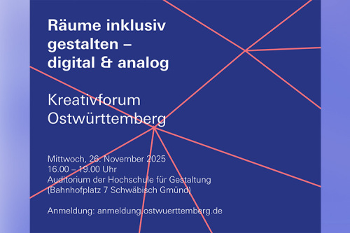 dischKreativforum Ostwürttemberg 2025: Räume inklusiv gestalten – digital & analog