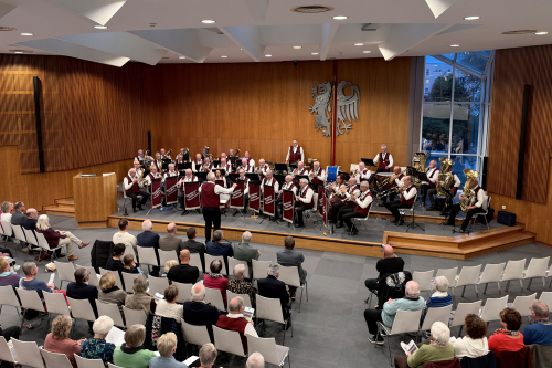 Benefizkonzert des Kreisseniorenblasorchesters Ostalbkreis zugunsten der Aalener Hospizstiftung