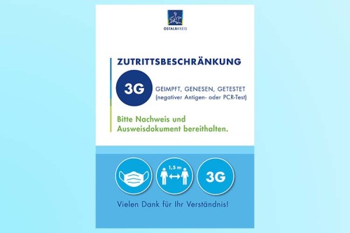 Zutritt zum Landratsamt Ostalbkreis nur noch mit 3G-Nachweis