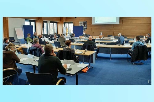 Erste Beiratssitzung der neuen Bio-Musterregion Rems-Murr-Ostalb im Sitzungssaal des Land-ratsamts in Backnang. Bildquelle: BMR Rems-Murr-Ostalb