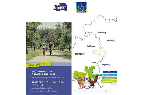 dischSave the date: Startschuss für die neue Ostalb-Radrunde: Feiern Sie mit uns!