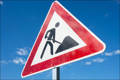 dischVollsperrung der Ellwanger Straße/L 1075 in Abtsgmünd