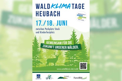 50 Jahre Ostalbkreis - WaldKlimaTage in Heubach am 17. und 18. Juni 2023